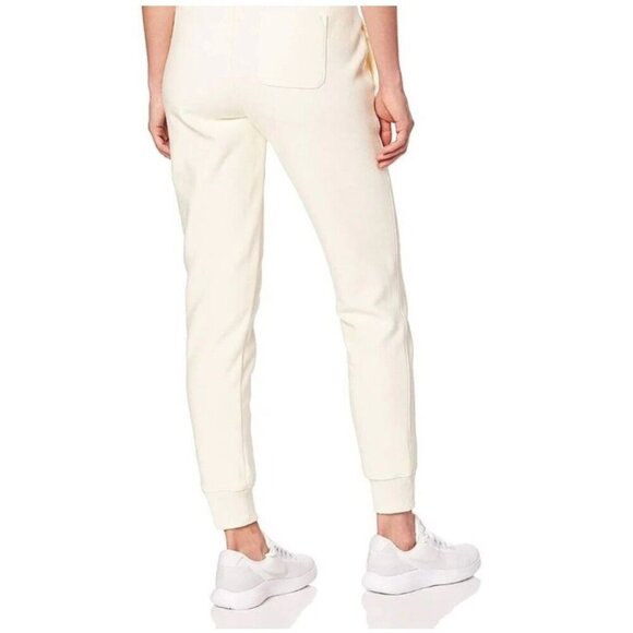 Champion Unisex Reverse Weave Old English Leg Spellout in Cream S - Picture 3 of 5